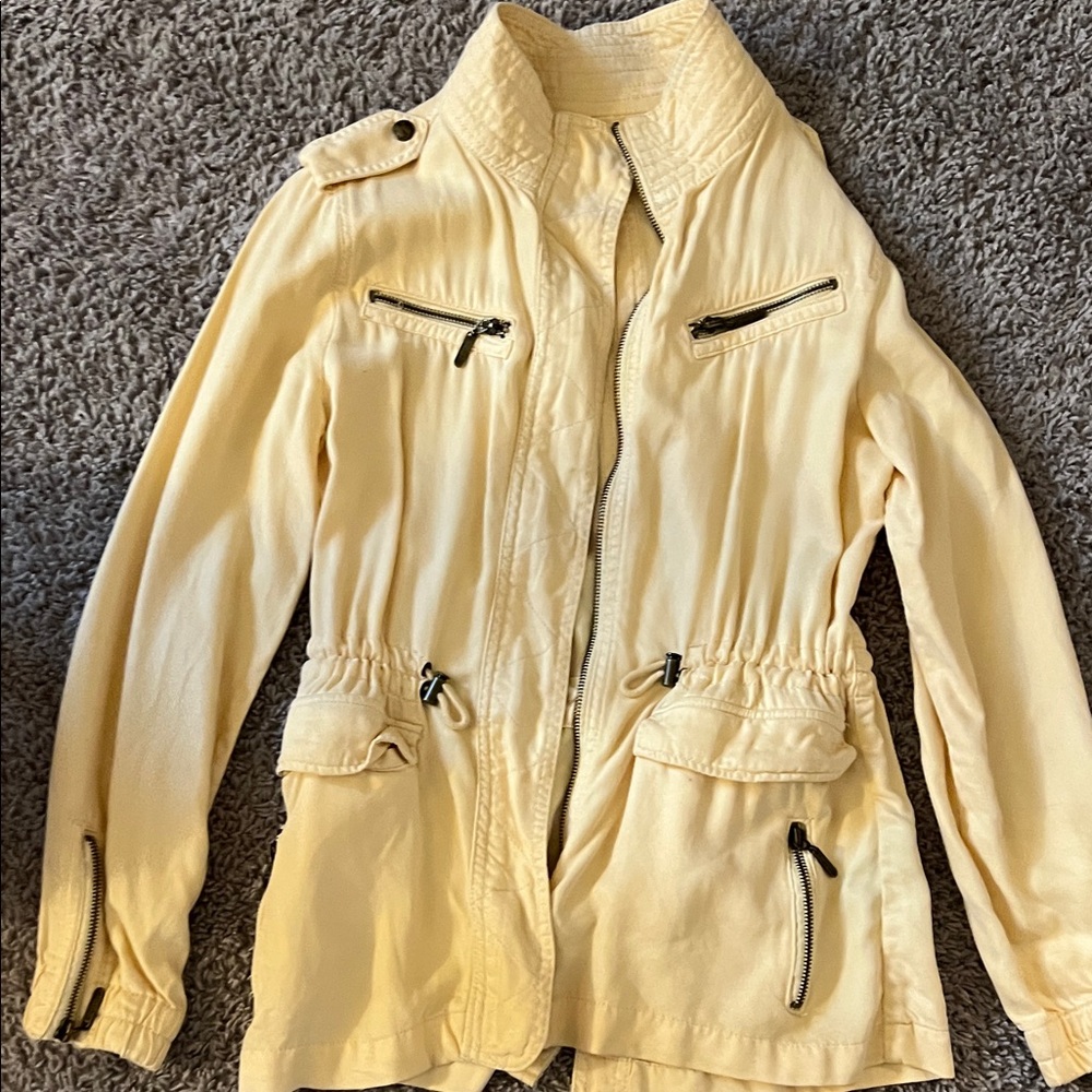MaxMara Pale Yellow Utility Jacket